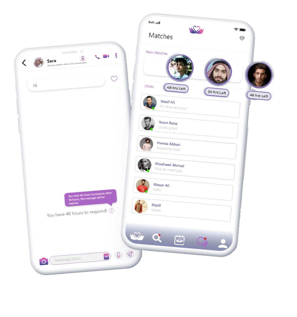 Muslim marriage free chat expires after 48 hours.